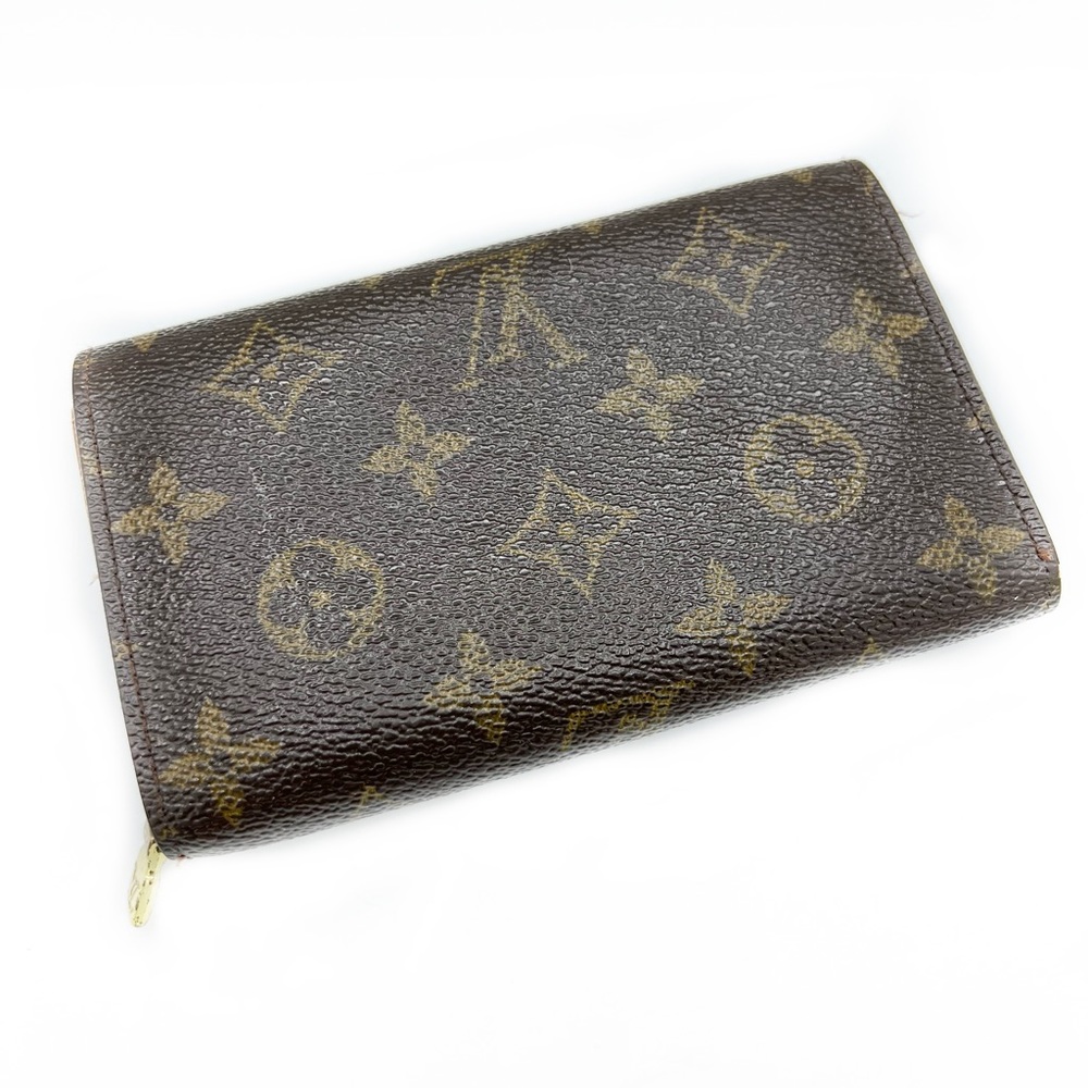 LOUIS VUITTON Monogram Trésor Wallet Made in France Vintage 2001, Authentic - Picture 16 of 17